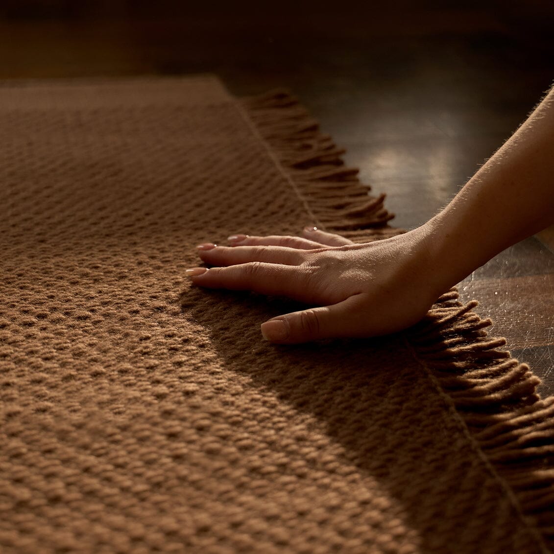 Fringe Wool Rug - Image 7