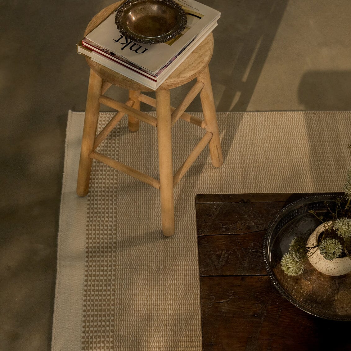 Linear Wool Rug - Image 9